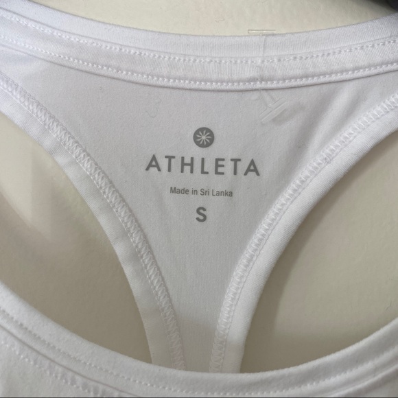 Athleta EUC White Tank Top Small - Picture 4 of 4